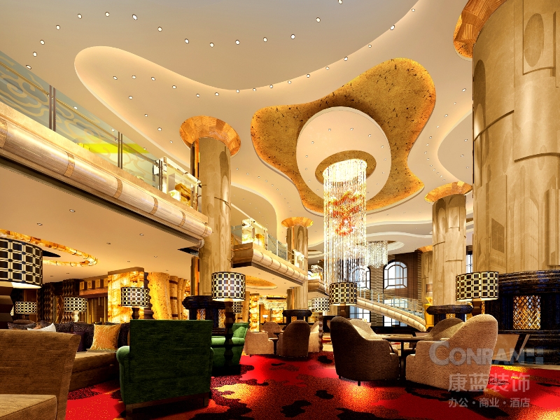 貴州皇冠大酒店大堂設(shè)計(jì)