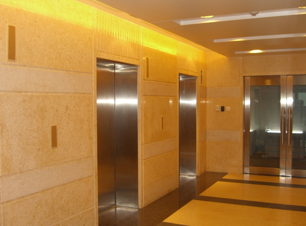 中國(guó)銀行深圳分行展覽廳（電梯間）