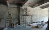 國際E城辦公室裝修施工現(xiàn)場圖